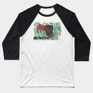 Maria Primachenko - lion has broken an oak 1963 Baseball T-Shirt